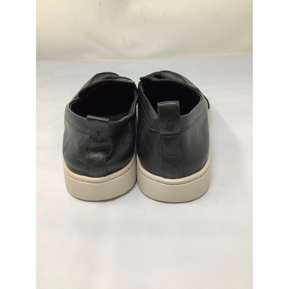 Vionic Uptown Black Loafers with White Soles - Picture 4 of 7